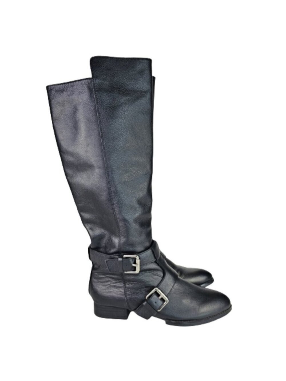 Anthropologie Kelsi Dagger 7.5 Leather Moto Harness Riding Knee High Boot Shoes